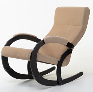 Кресло-качалка в гостиную Корсика, ткань Amigo Beige 34-Т-AB в Сарапуле - предосмотр