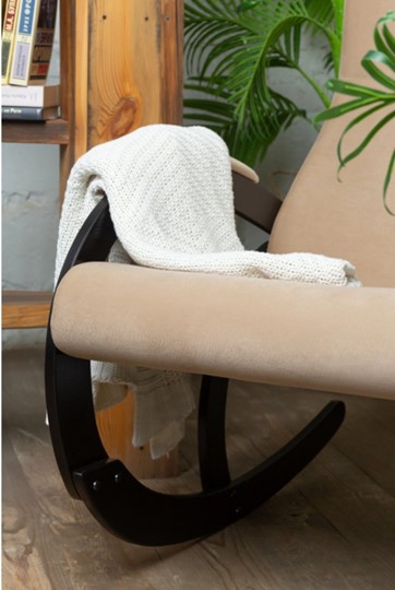 Кресло-качалка в гостиную Корсика, ткань Amigo Beige 34-Т-AB в Сарапуле - изображение 5
