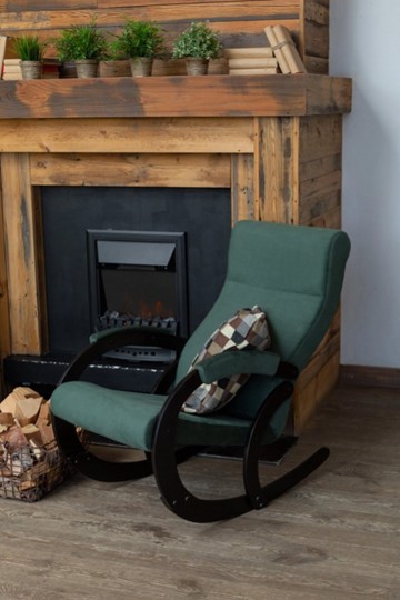 Кресло-качалка Корсика, ткань Amigo Green 34-Т-AG в Глазове - изображение 7