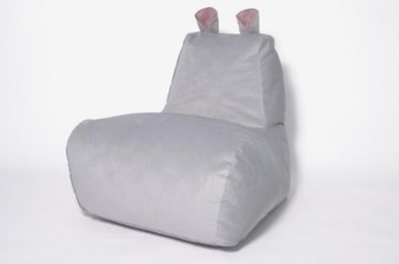 Кресло-мешок Бегемот серый в Воткинске