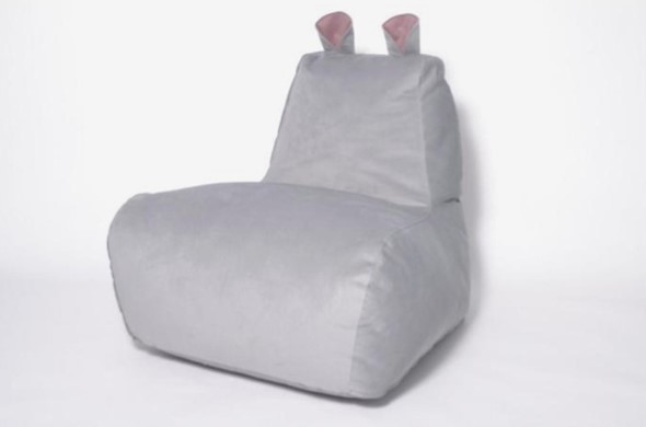 Кресло-мешок Бегемот серый в Сарапуле - изображение