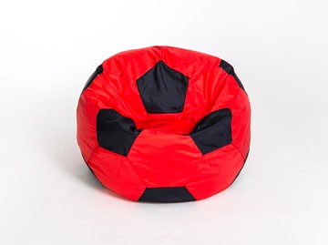 Кресло-мешок Мяч большой, красно-черный в Глазове