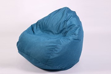 Кресло-мешок Юниор, рогожка синий в Ижевске