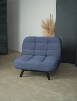 Кресло-кровать Абри опора металл (синий) в Сарапуле - изображение 8