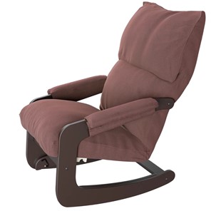Кресло Трансформер Амадео ВСК №81 (каркас венге, сиденье коричнево-розовое) в Глазове