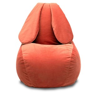 Кресло-мешок Зайка (длинные уши), оранжевый в Ижевске