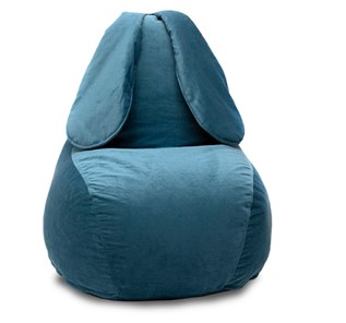 Кресло-мешок Зайка (длинные уши), синий в Ижевске