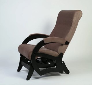 Кресло-качалка Амелия, ткань кофе с молоком 35-Т-КМ в Глазове