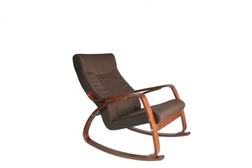 Кресло-качалка Женева, ткань шоколад в Ижевске