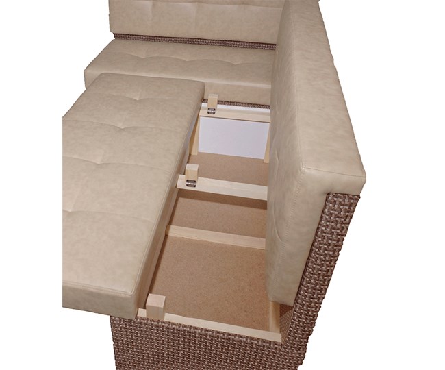 Кухонный угловой диван Нео КМ3 с механизмом 2000х1460 в Глазове - изображение 8