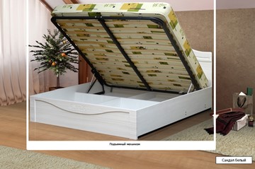 Кровать с подъемным механизмом Ева-10 2000х1800 в Сарапуле - предосмотр 1
