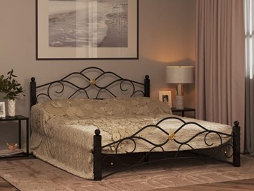 Кровать в спальню Гарда 3, 160х200, черная в Глазове