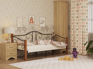 Детская кровать Гарда 7, 90х200, черная в Глазове