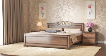Полуторная кровать СВ-Стиль Жасмин 140*200 с основанием в Сарапуле