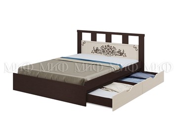 Кровать двуспальная Жасмин 1600 с ящиками в Сарапуле