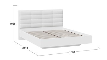 Кровать 2-спальная Агата тип 1 (Белый) в Сарапуле - предосмотр 2
