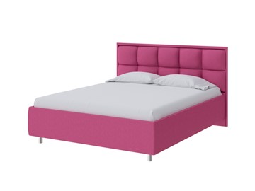 Кровать спальная Chessy 160х200, Рогожка (Savana Berry (фиолетовый)) в Глазове