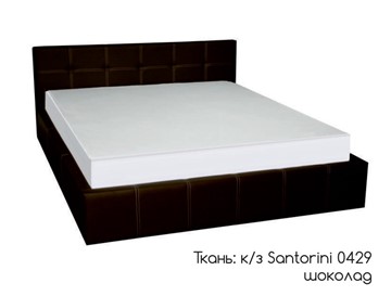 Спальная кровать Грета 160х200 (шоколад) с основанием в Сарапуле