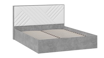 Кровать спальная Хилтон Тип 1 (Ателье светлый/Белый) в Сарапуле - предосмотр 1