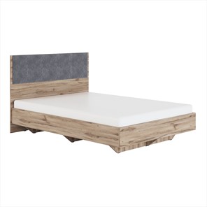 Кровать Николь (мод.1.3) 1,6 серый текстиль, с ортопедическим основанием в Ижевске