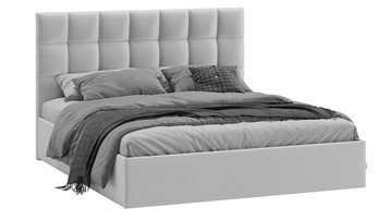 Кровать 2-спальная с подъемным механизмом Эмбер (Велюр Confetti Silver) в Сарапуле