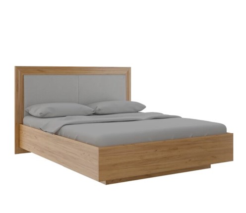 Кровать 2-спальная с подъемным механизмом Глэдис М33 (Дуб золотой) в Глазове - изображение
