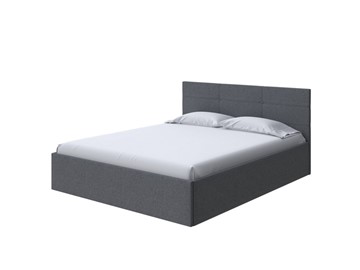 Кровать двуспальная Vector Plus 160х200, Рогожка (Savana Grey (серый)) в Глазове