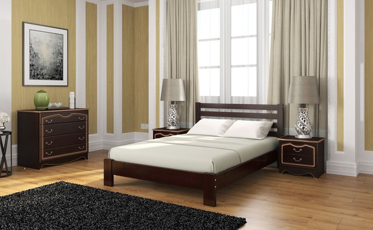 Кровать 2-спальная Вероника (Белый Античный) 160х200 в Сарапуле - изображение 4