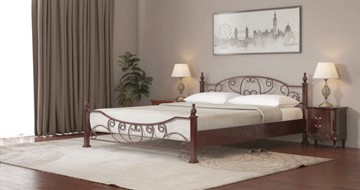 Спальная кровать Барон 160*200 с основанием в Сарапуле