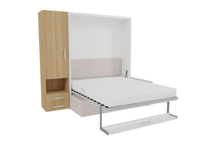 Кровать-трансформер Smart (ШЛ+К 1600), шкаф левый в Сарапуле - изображение 1