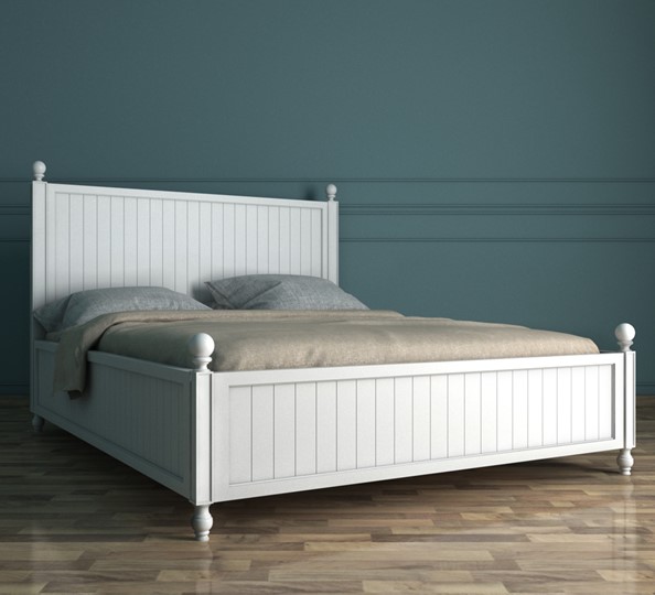 Спальная кровать Palermo, (PL1016), белый в Сарапуле - изображение 1