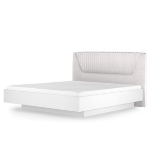 Кровать с подъемным механизмом Марсель-11 (Белый, ткань Catania white) 1400 в Сарапуле
