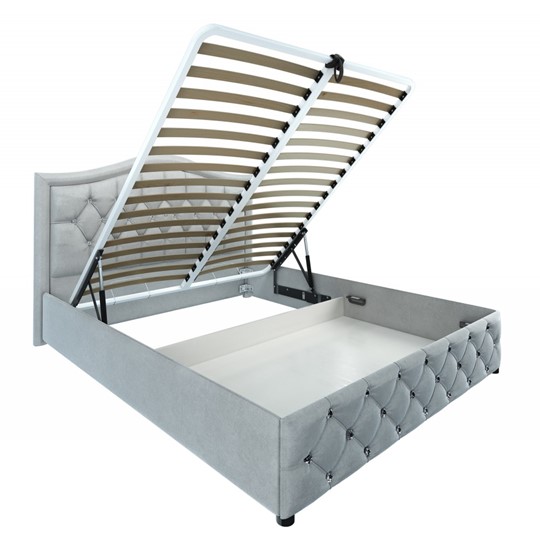 Кровать с  ортопедическим основанием, механизмом и малым ящиком полутороспальная Tiara 140х200 в Ижевске - изображение 1