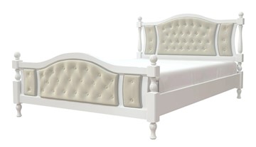 Спальная кровать Жасмин (Белый античный) 140х200 в Сарапуле