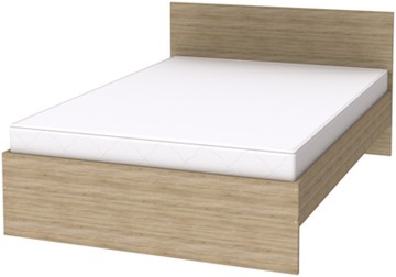 Кровать 1.5-спальная K14 с основанием, цвет Дуб Сонома в Ижевске