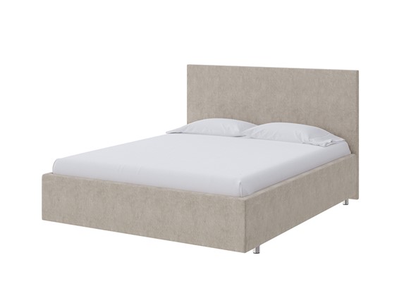 Кровать 1-спальная Flat 90х200, Велюр (Лофти Тауп) в Сарапуле - изображение