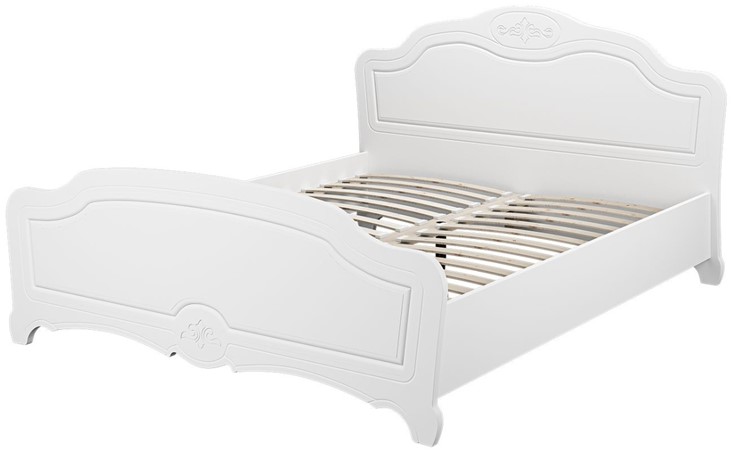 Кровать Лотос (Белый) 140х200 с основанием в Сарапуле - изображение 1