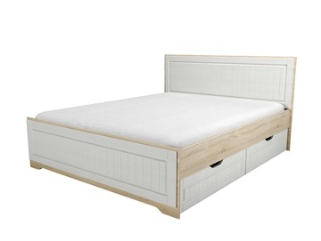 Спальная кровать с ящиками НМ 040.34 Оливия Дуб Сонома в Глазове