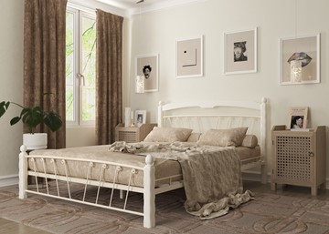 Кровать полутороспальная Муза 1, 1400, белый в Сарапуле