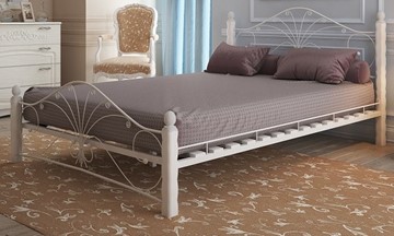 Кровать 2-спальная Фортуна 1, 1600, белый/белый в Сарапуле