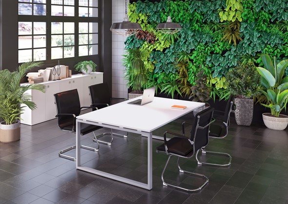Комплект офисной мебели Metal System Style (Серый/Белый) в Сарапуле - изображение