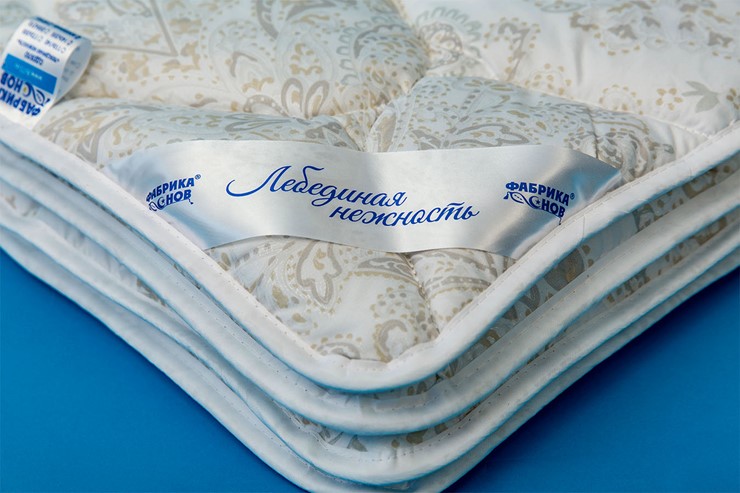 Одеяло всесезонное полутороспальное Лебединая нежность в Сарапуле - изображение 1