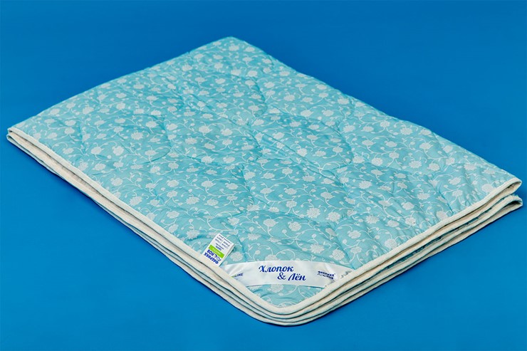 Одеяло легкое полутороспальное Хлопок &  Лен в Сарапуле - изображение 2