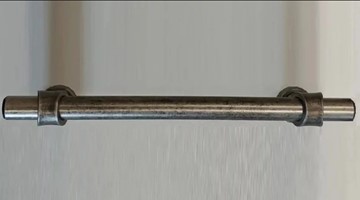 Ручка-скоба (128 мм), античное серебро Прованс в Глазове