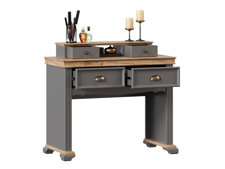 Косметический стол Амели (Оникс Серый/Дуб Тортуга) 642.350 в Сарапуле - изображение 1