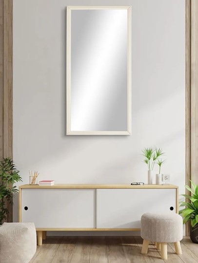 Настенное зеркало Ника (Слоновая кость) 119,5 см x 60 см в Сарапуле - изображение 1