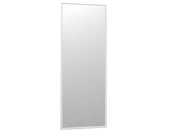 Настенное зеркало в спальню Сельетта-6 белый (1100х400х9) в Сарапуле