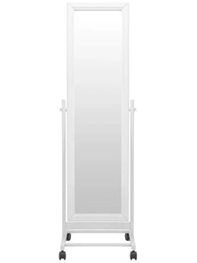 Напольное зеркало в спальню BeautyStyle 27 (135х42,5см) Белое в Глазове - предосмотр 1