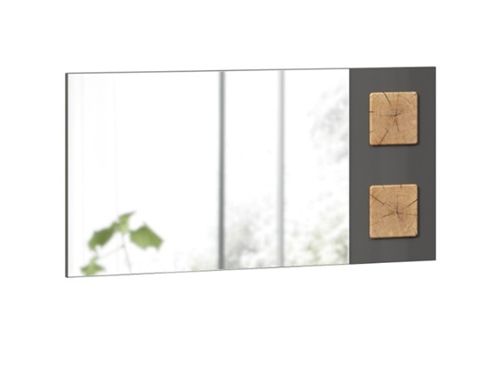 Зеркало настенное Фиджи 659.420, Антрацит глянец в Ижевске - изображение