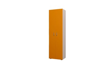 Распашной детский шкаф 600 ДО Млечный дуб, Оранжевый в Глазове